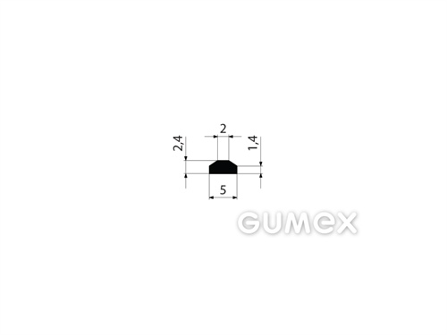 GUMMIPROFILE TRAPEZFORM - EPDM